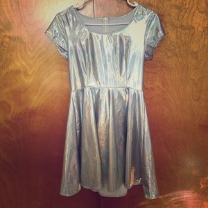 Holographic skater dress, worn once.